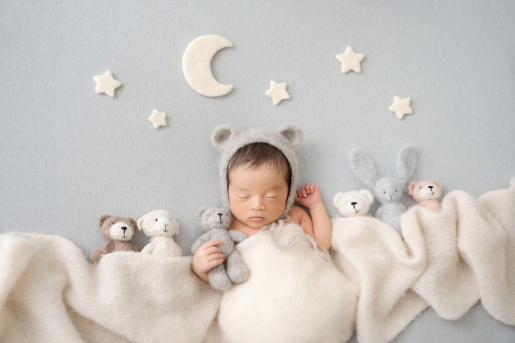 swaddle newborn photo